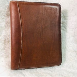Franklin Quest leather planner